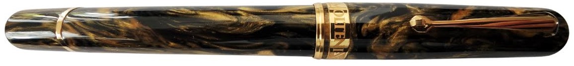 Molteni M66 A5 Gold Trim Bespoke Ltd Ed Fountain Pen Jowo Steel or 14K Nib